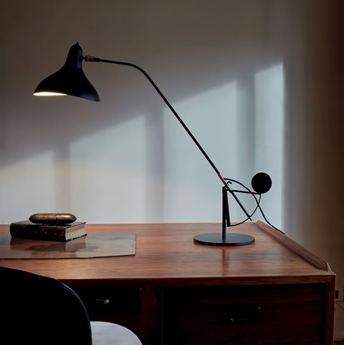 Sfera industriell bordslampa