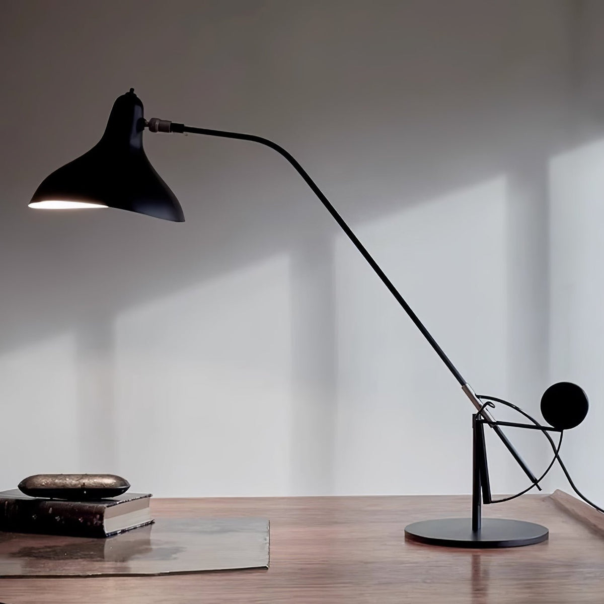 Sfera industriell bordslampa