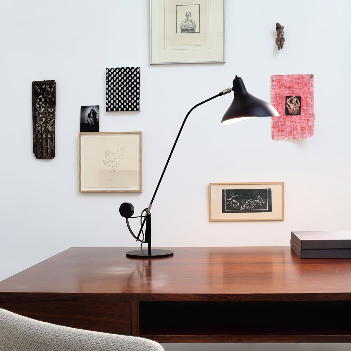 Sfera industriell bordslampa