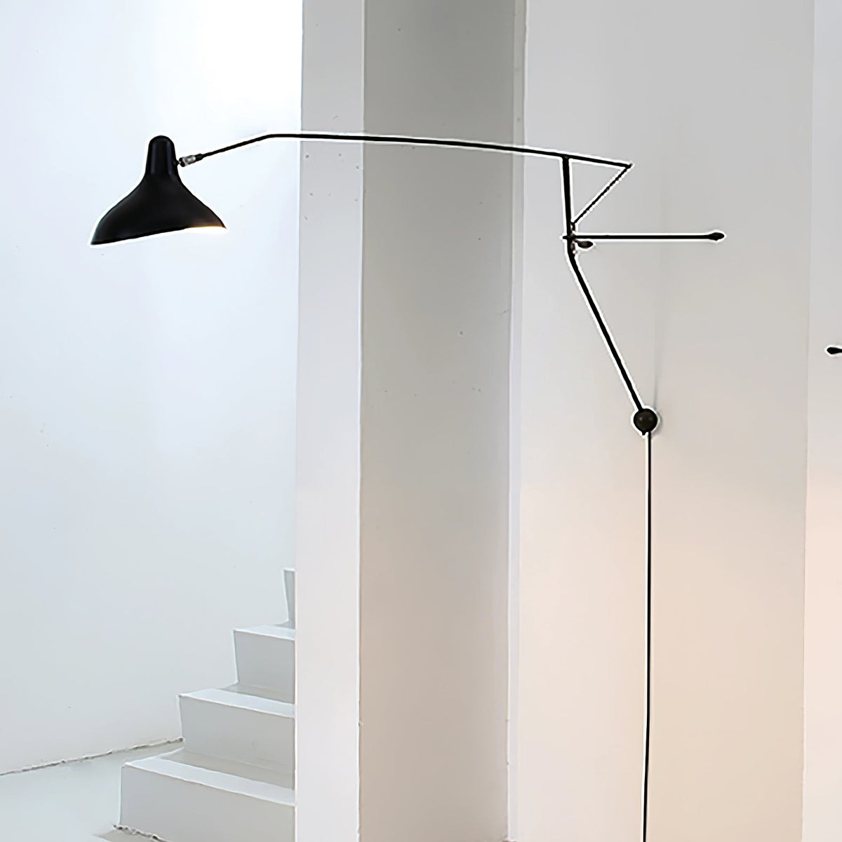 Ivsolarae moderne minimalistisk væglampe med arm