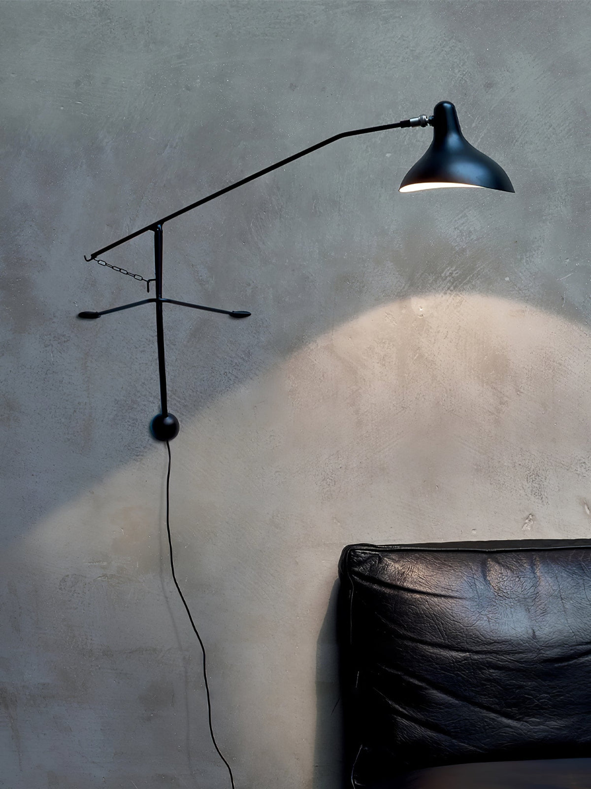 Ivsolarae moderne minimalistisk væglampe med arm