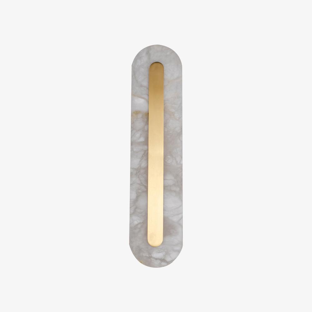 Selvia minimalistisk vägglampa i alabaster