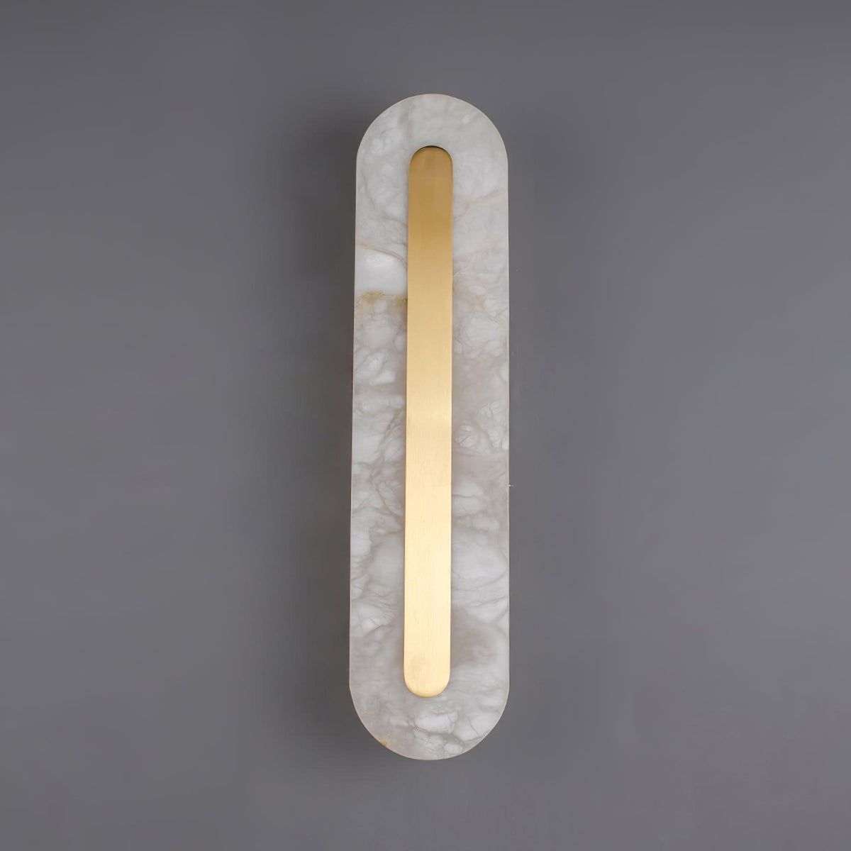 Selvia minimalistisk vägglampa i alabaster