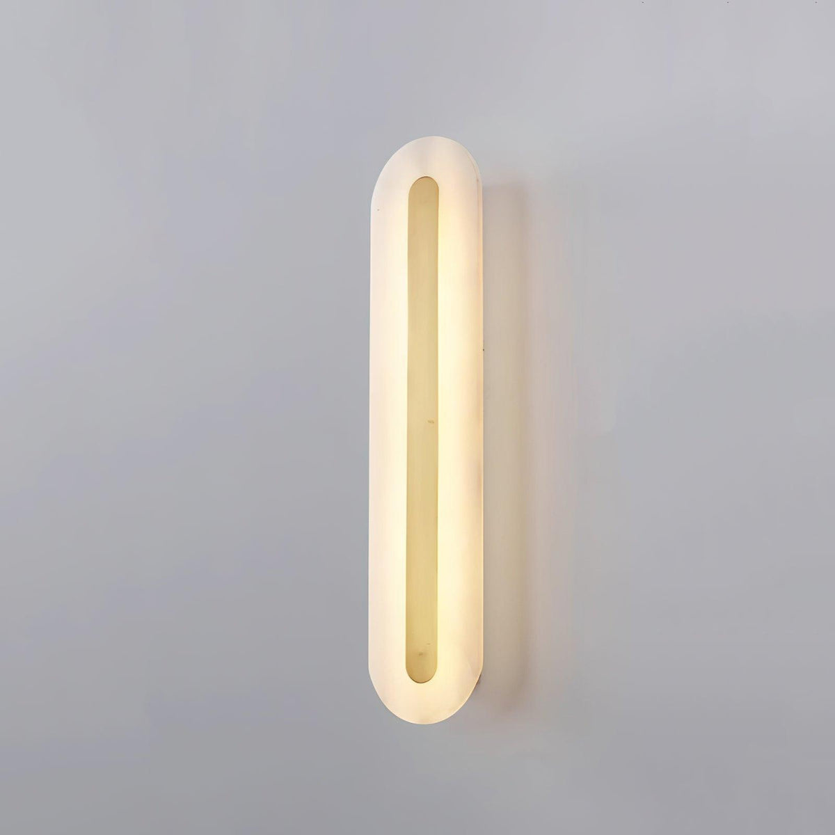 Selvia minimalistisk vägglampa i alabaster
