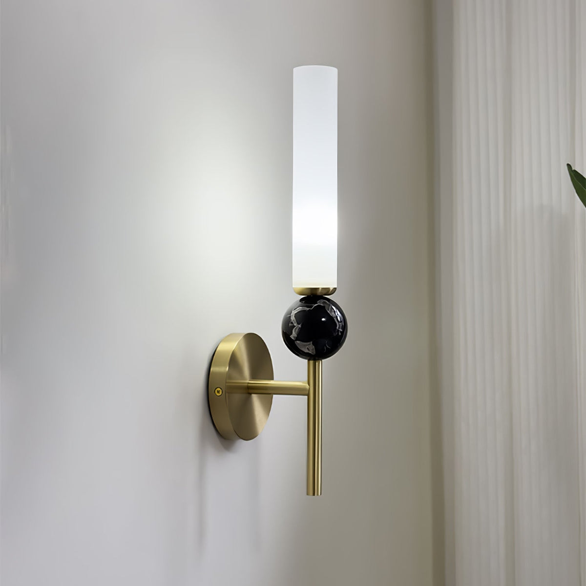 Dulane modern minimalistisk vertikal vägglampa i marmor