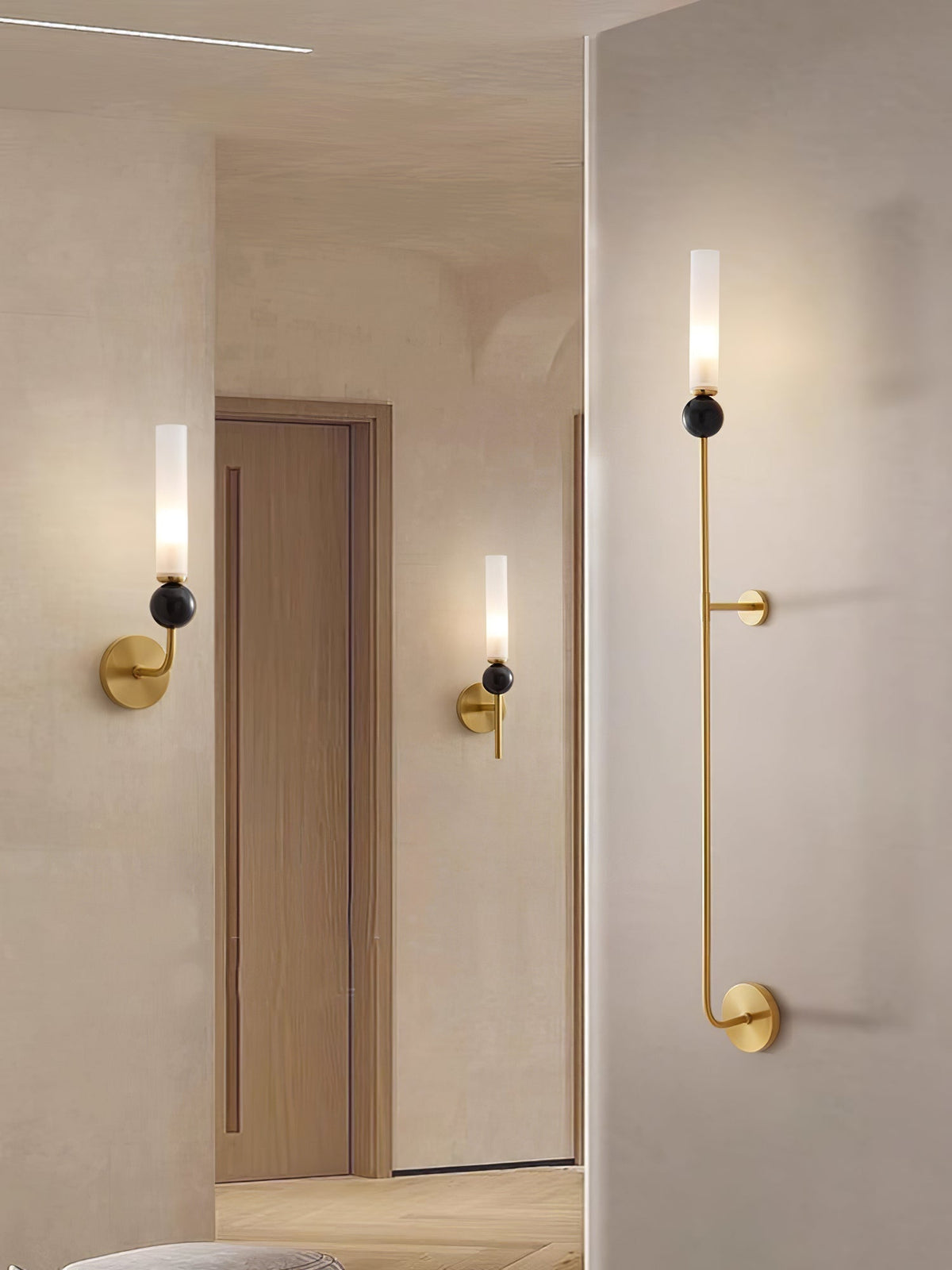 Dulane modern minimalistisk vertikal vägglampa i marmor