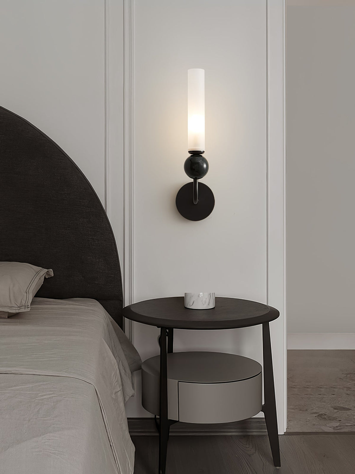 Dulane modern minimalistisk vertikal vägglampa i marmor