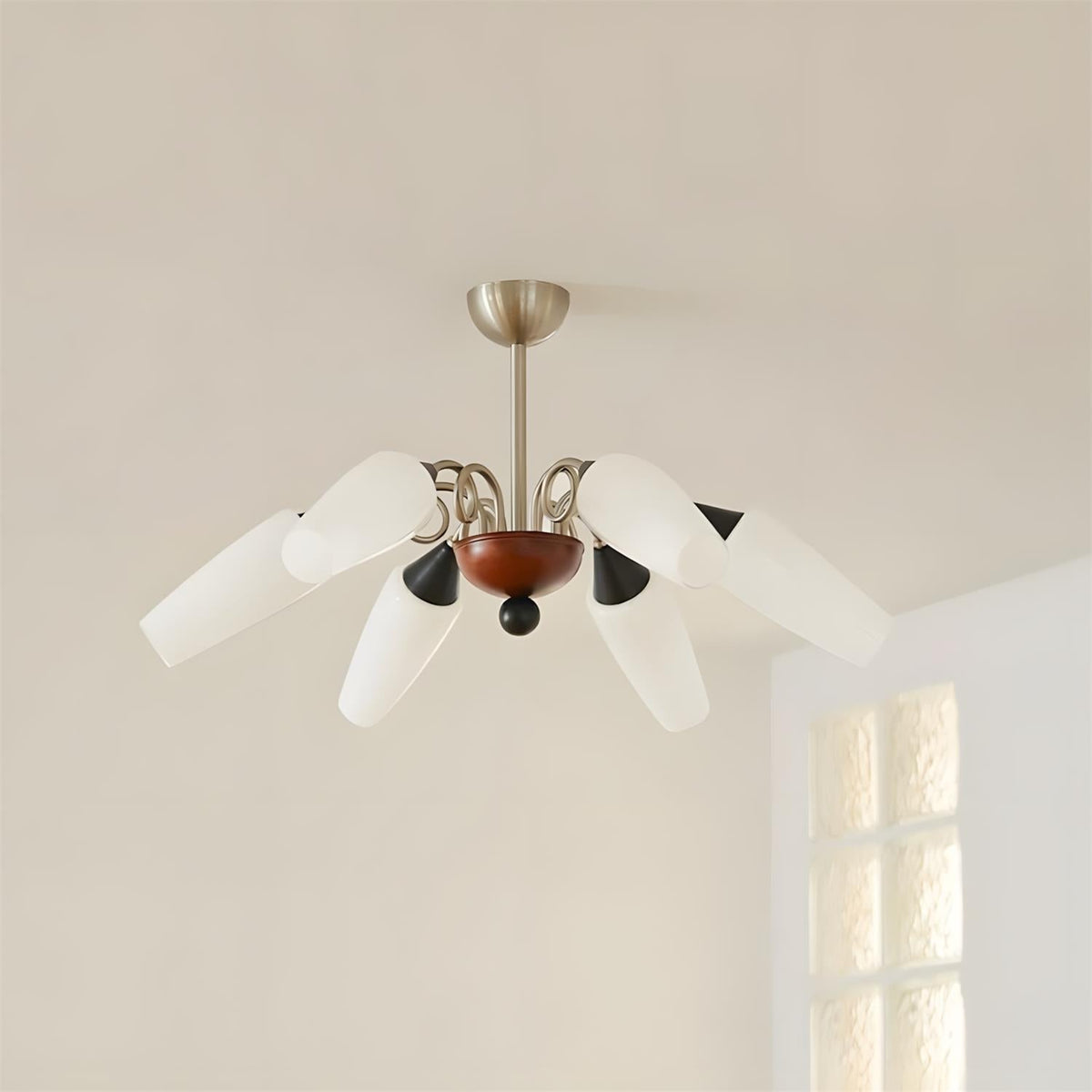 Candeeiro de lustre em latão Casenira