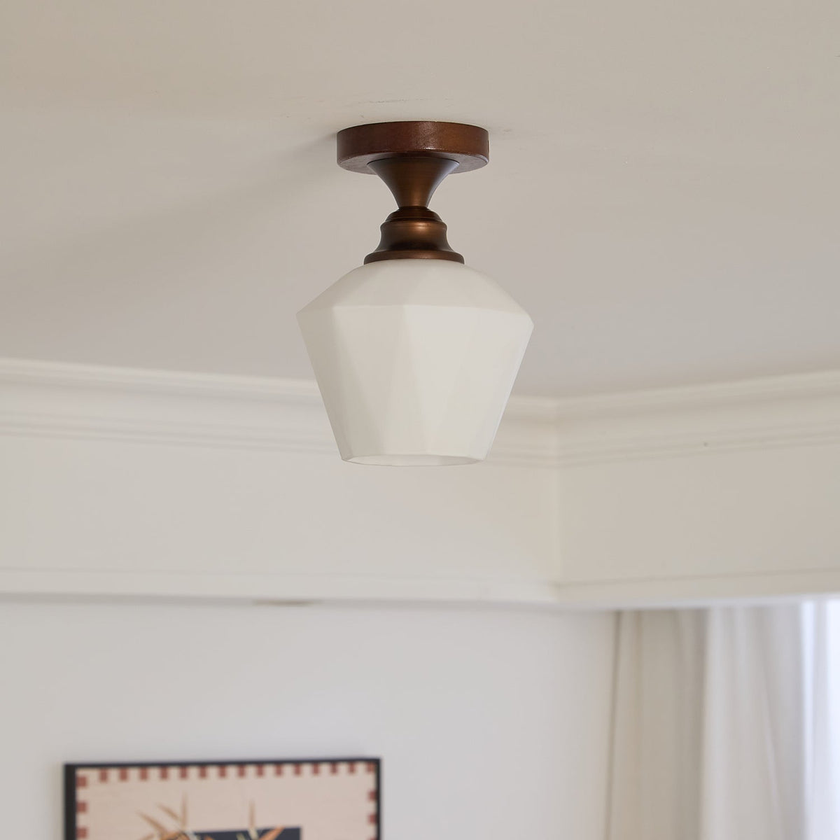 Alveneth premium-tason pohjoismainen taidelasikattovalaisin