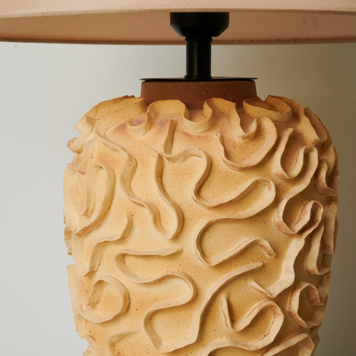 Candeeiro de mesa em cerâmica vintage Isaac