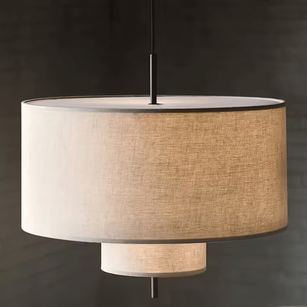 Ulphaa moderne minimalistisk pendellampe i stof