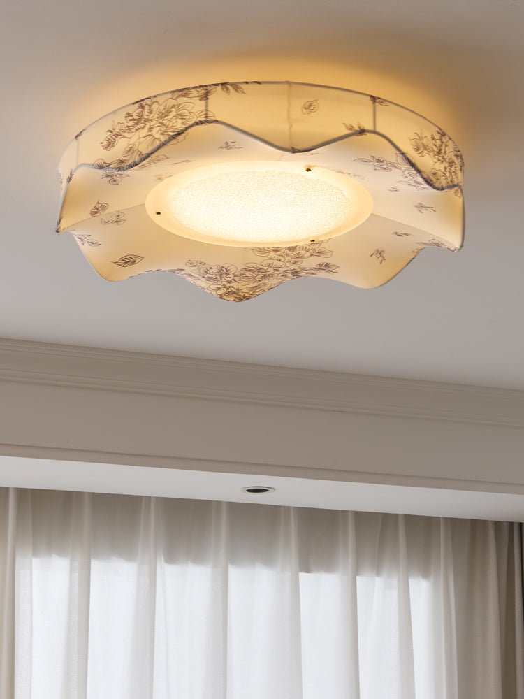 Arvele førsteklasses nordisk kunstnerisk loftslampe i stof