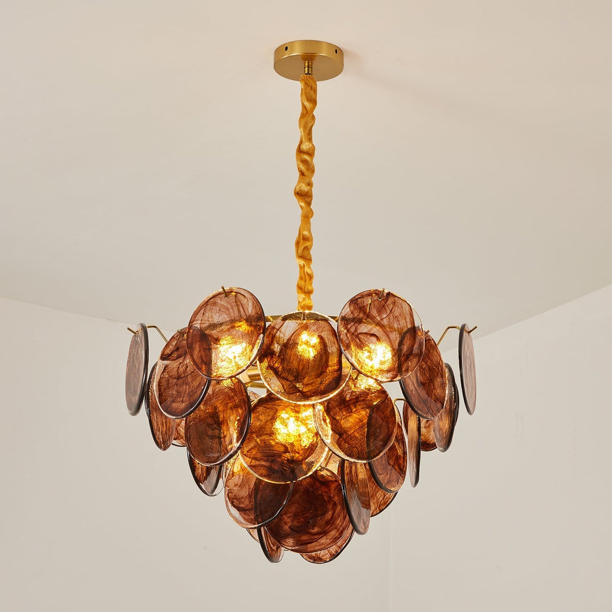 Amber Chandelier