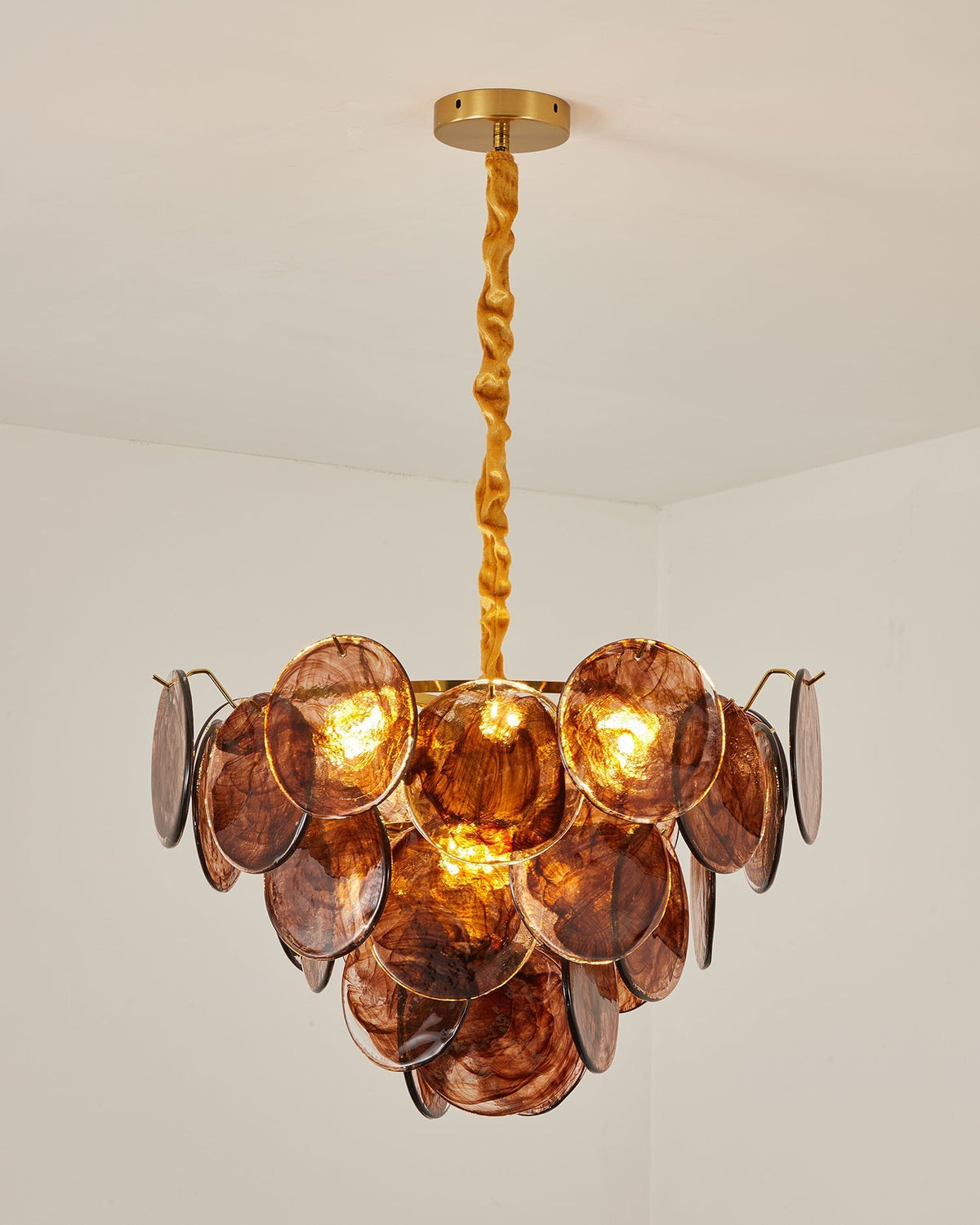 Amber Chandelier