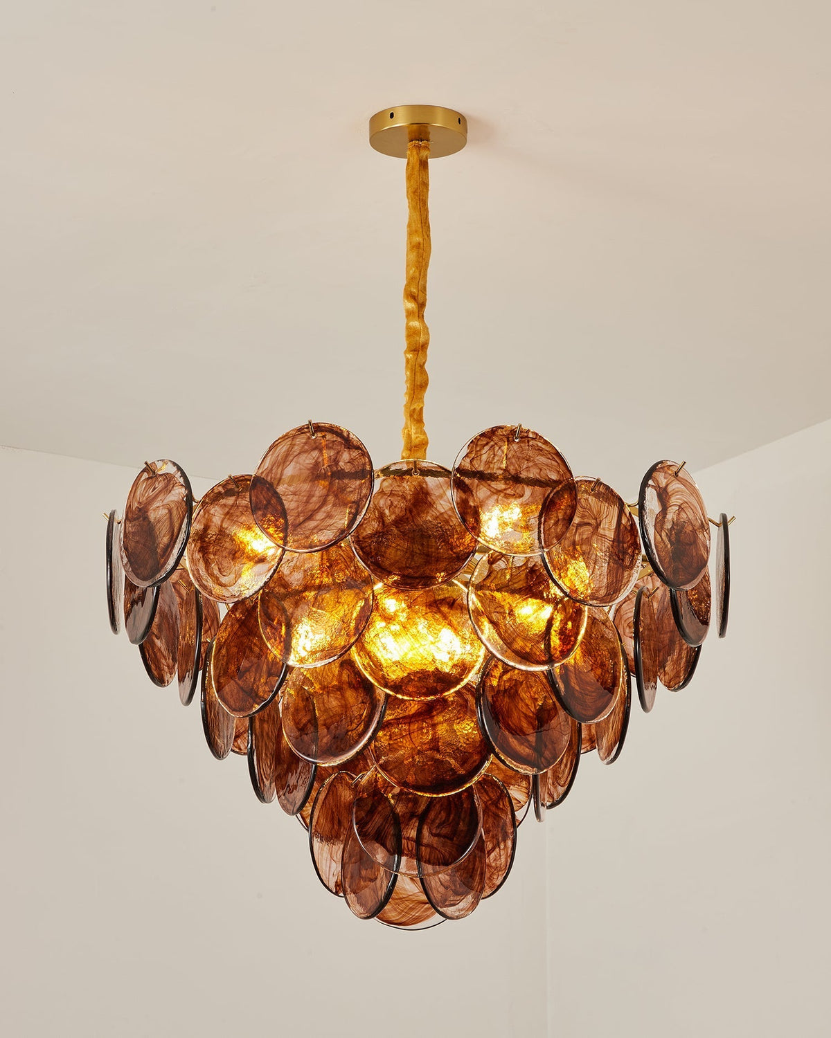 Amber Chandelier
