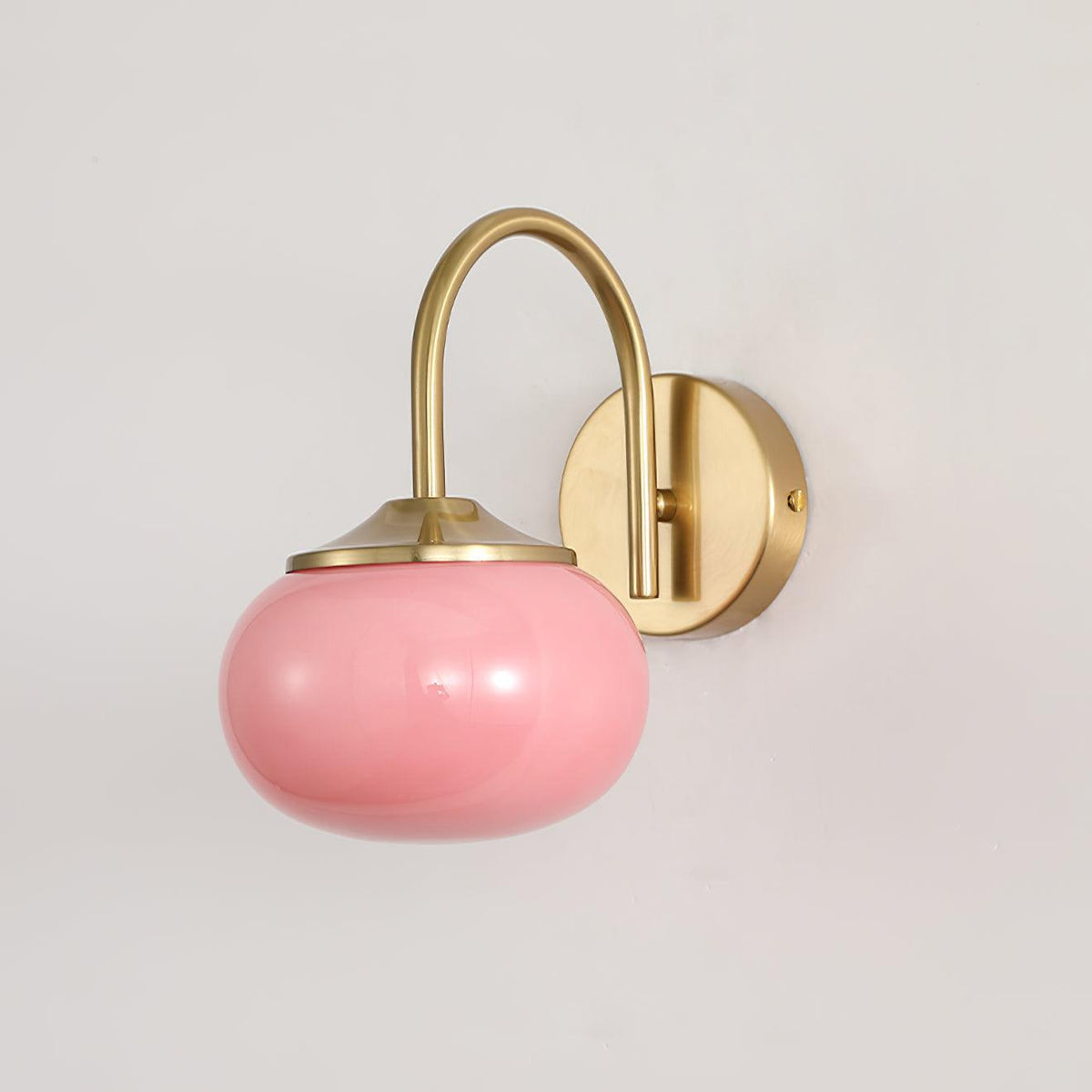 Candeeiro de parede Ove Premium Nordic em vidro artístico