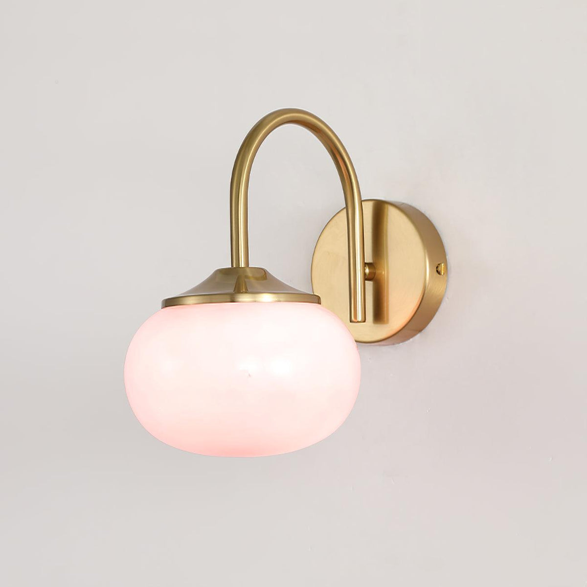 Candeeiro de parede Ove Premium Nordic em vidro artístico