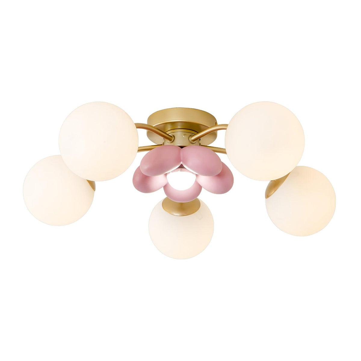 Candeeiro de teto com pétalas cor-de-rosa Nirox