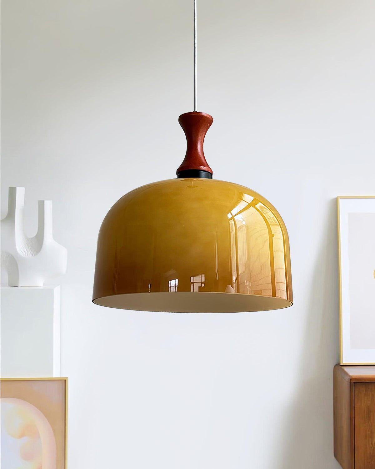 Lioraer retro-pendellampe i glas
