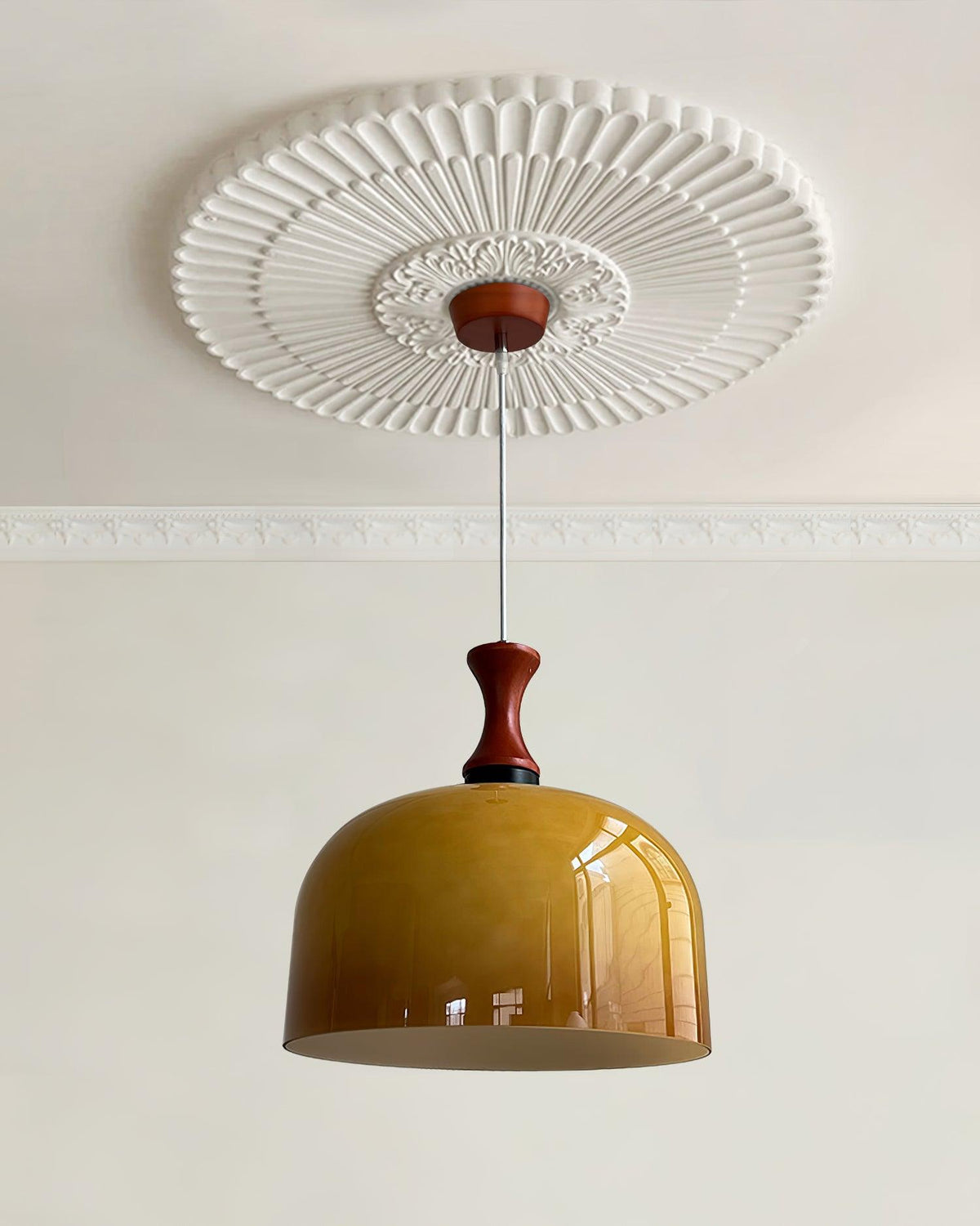 Lioraer retro-pendellampe i glas