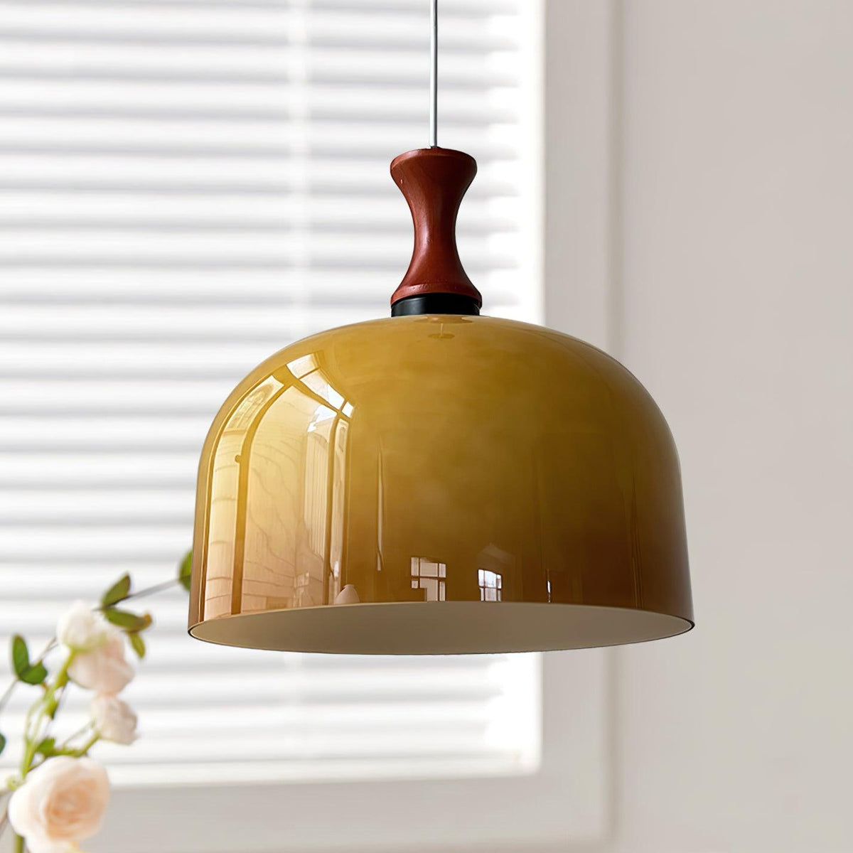 Lioraer retro-pendellampe i glas