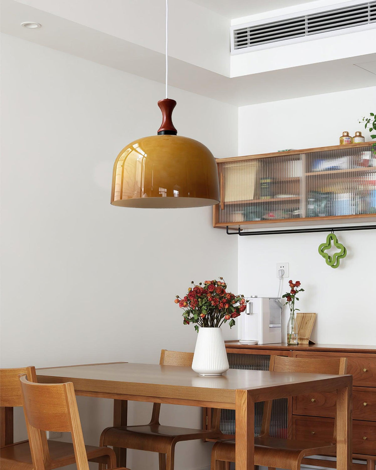 Lioraer retro-pendellampe i glas