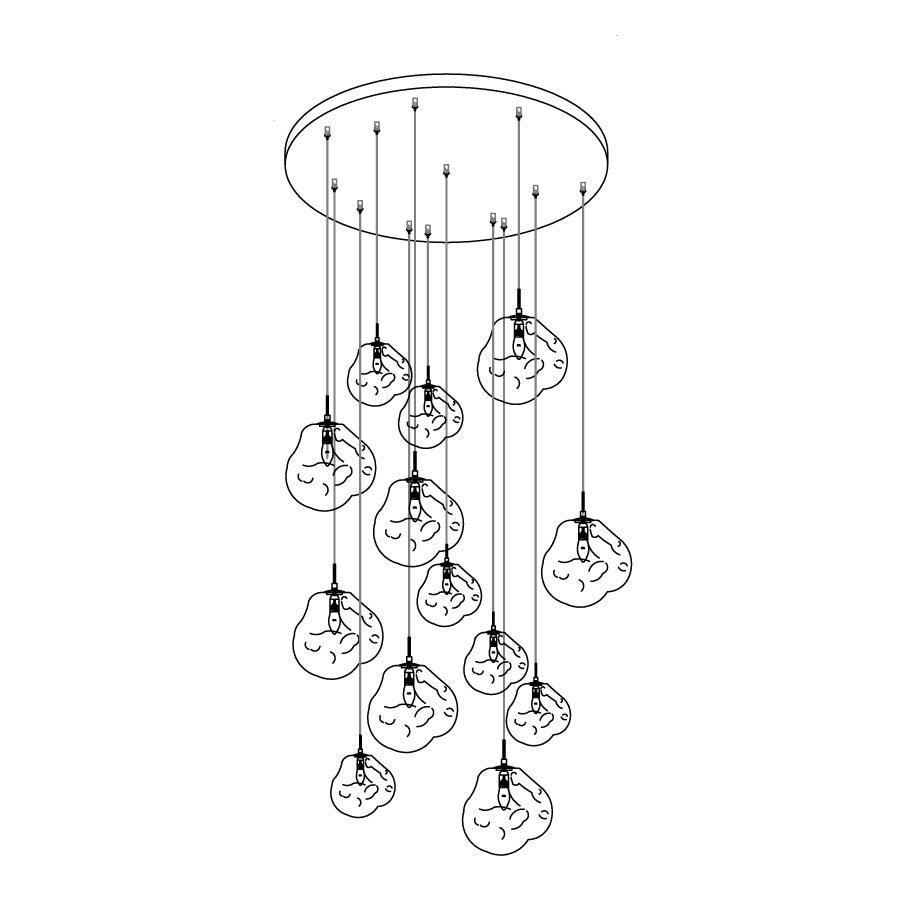 Candeeiro suspenso Aveneneria Spheres