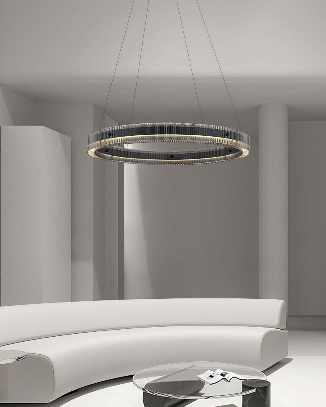 Veliviel minimalistisk LED-ringkrone