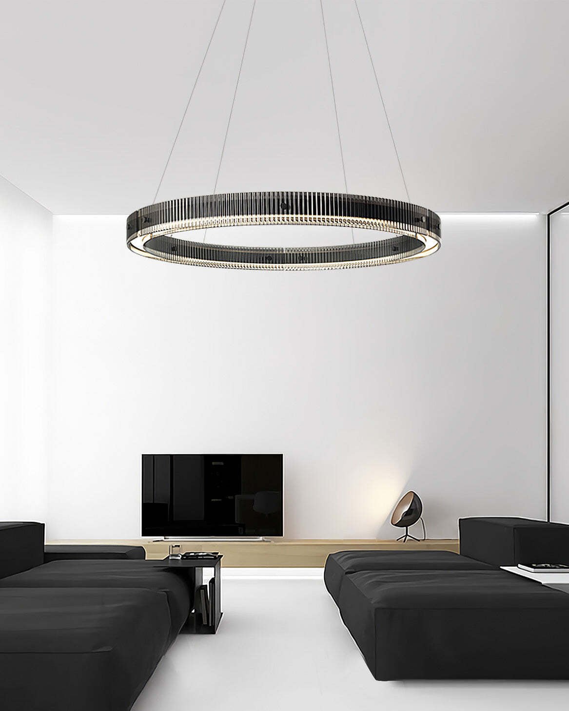 Veliviel minimalistisk LED-ringkrone