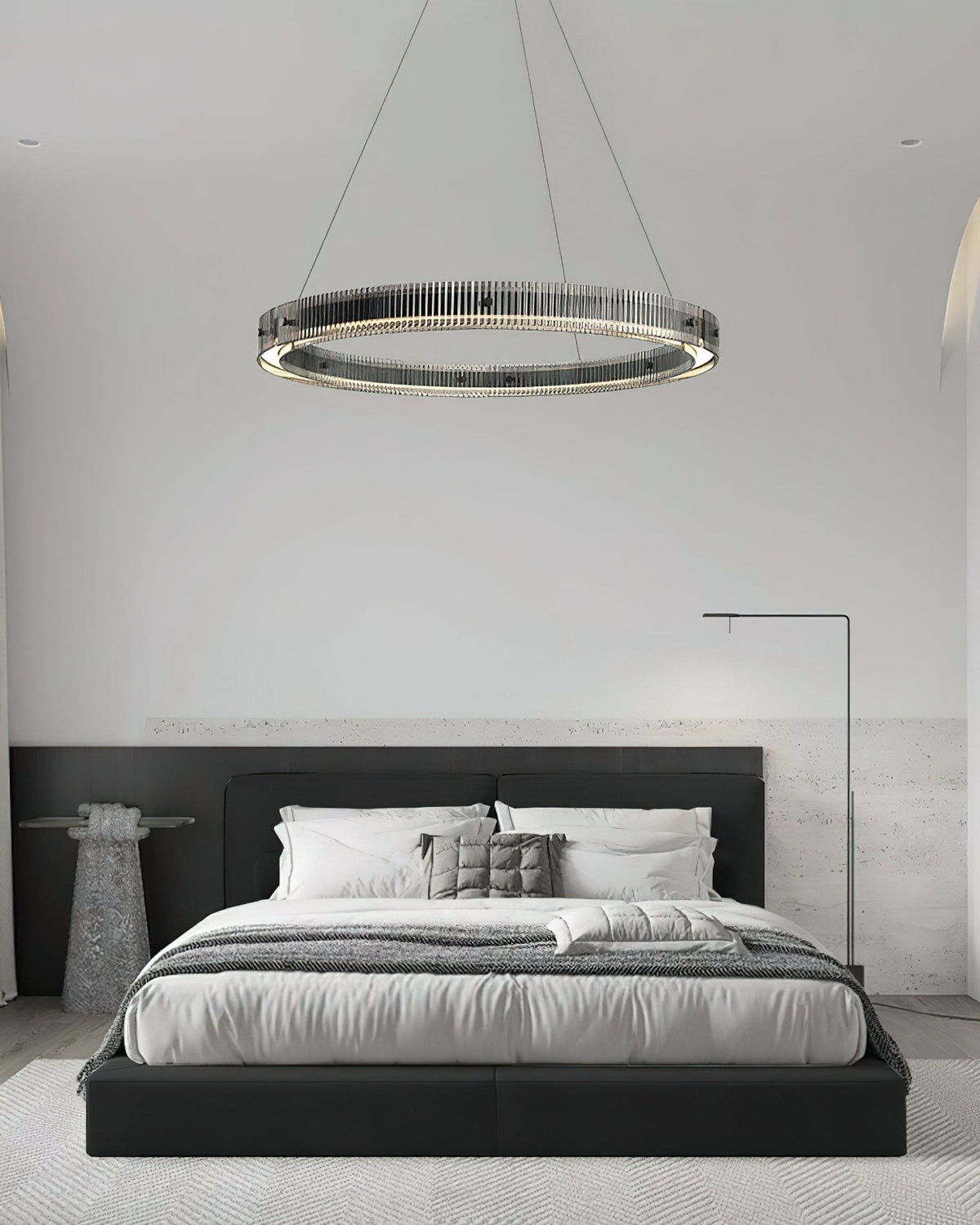 Veliviel minimalistisk LED-ringkrone