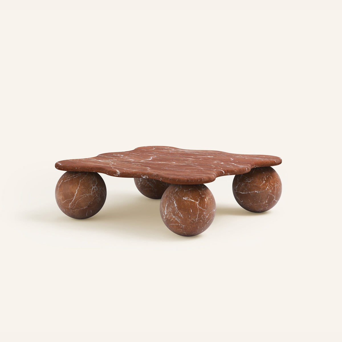 Mesa sofabord i rullestenssten