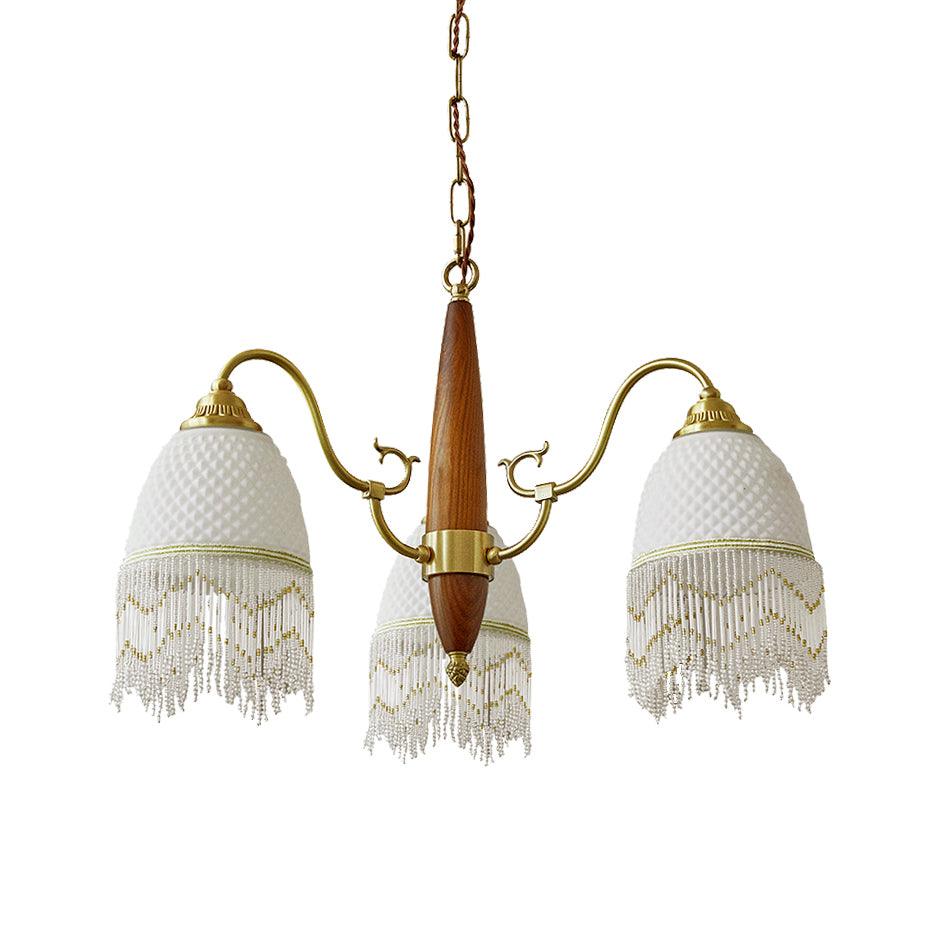 Yaves vintagekrona med tofs och glas