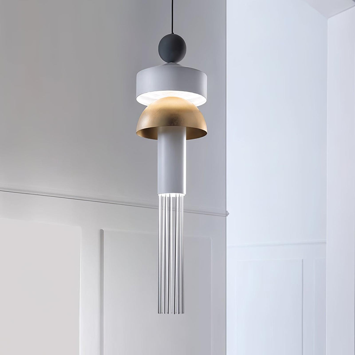 Luz pendente artística industrial Aev