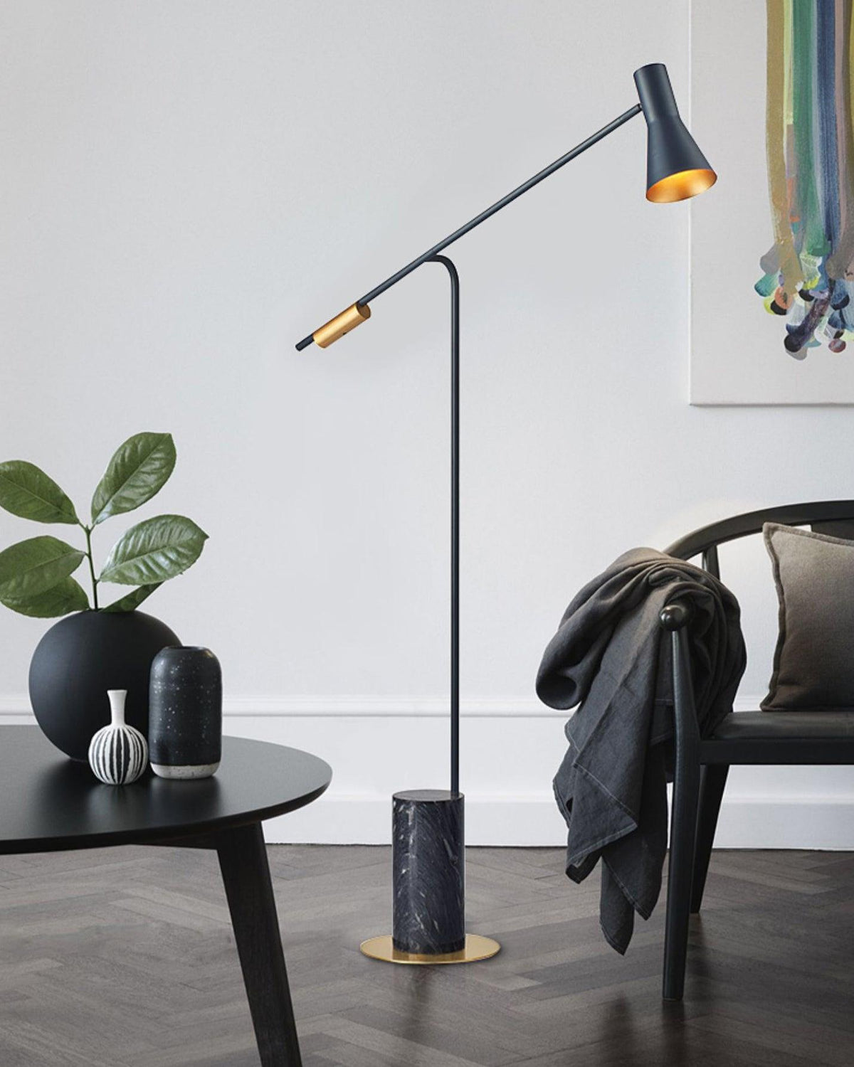 Vosolil industriell golvlampa