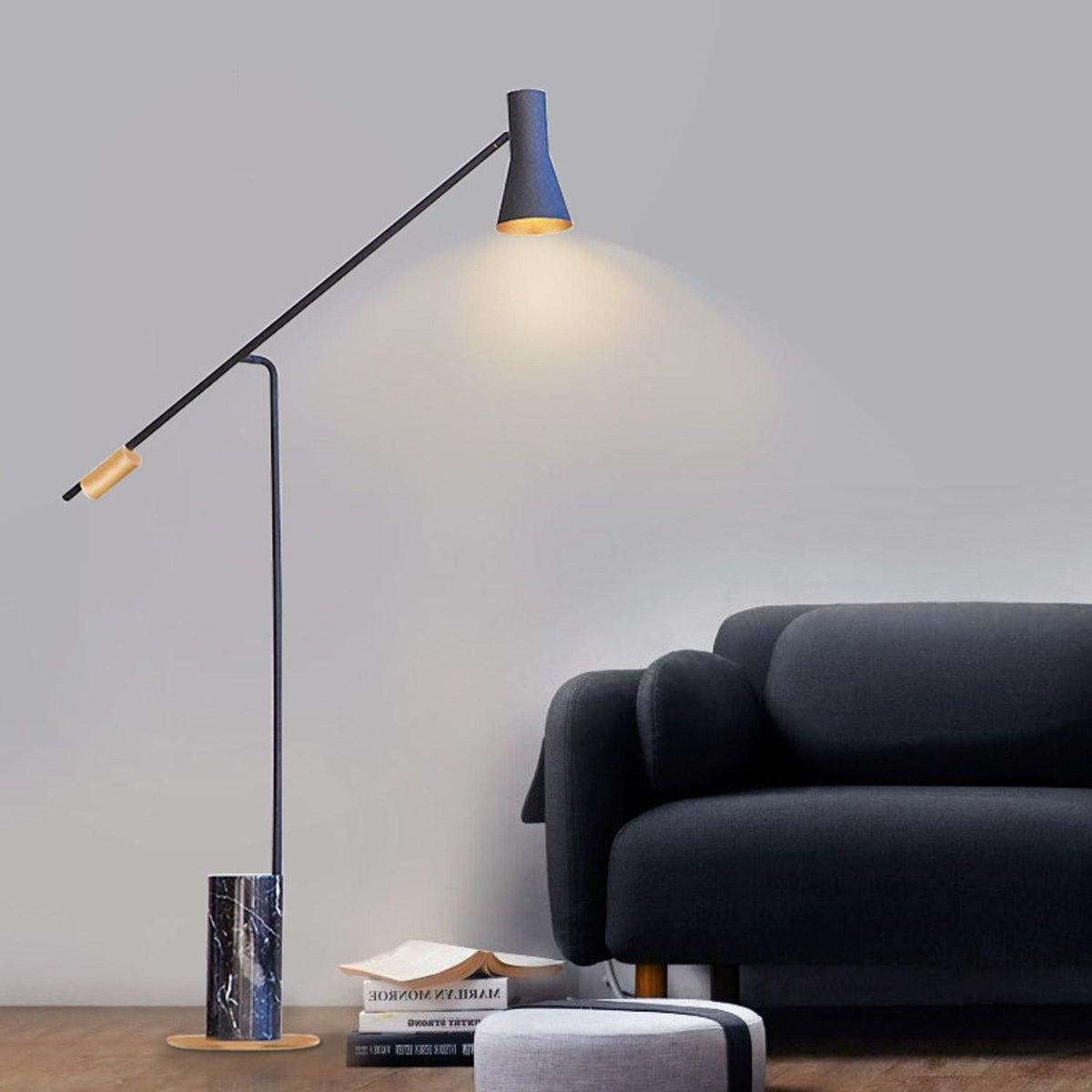 Vosolil industriell golvlampa