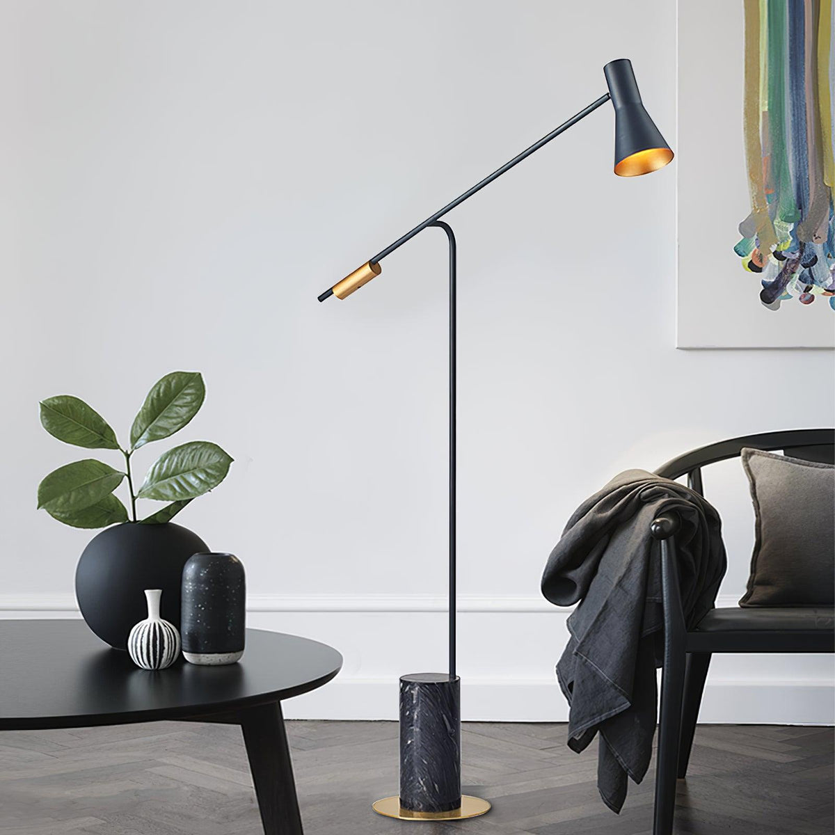 Vosolil industriell golvlampa