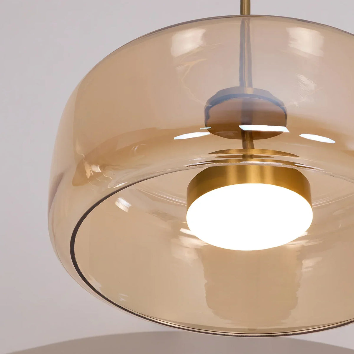 Lioren Pendant Light Morden Glass Clear/Smoky/Amber