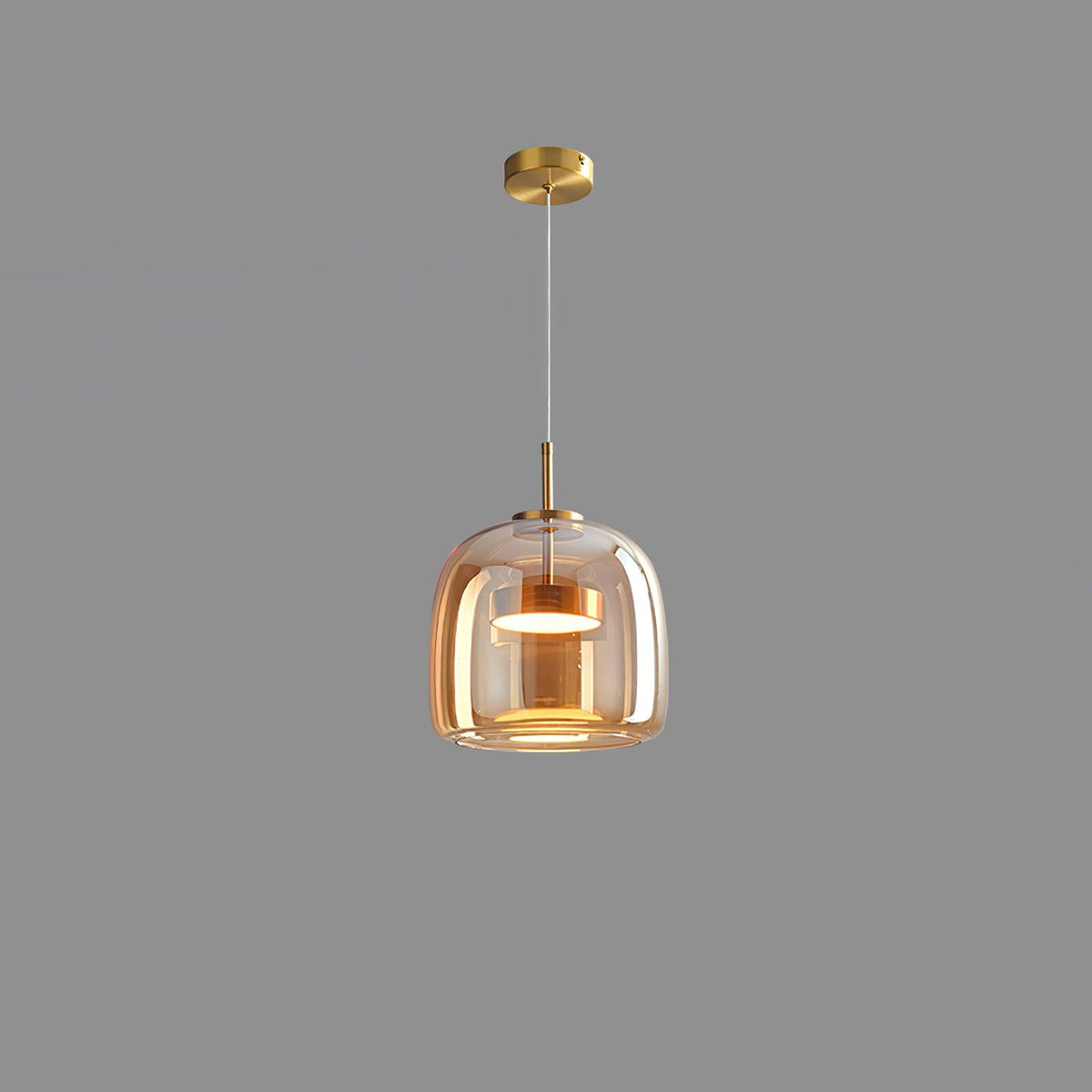 Obsidian moderne glaspendel