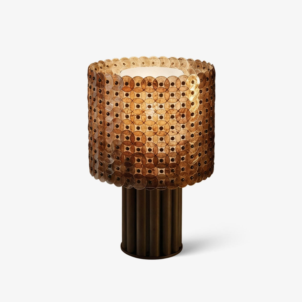 Calaliella-bordlampe med skivelameller