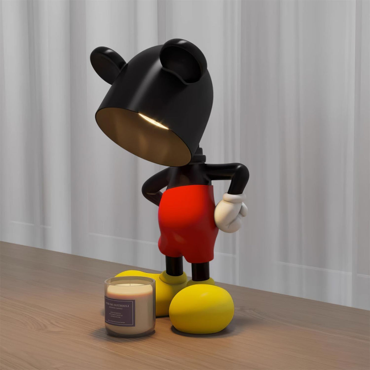 Candeeiro aquecedor Mickey