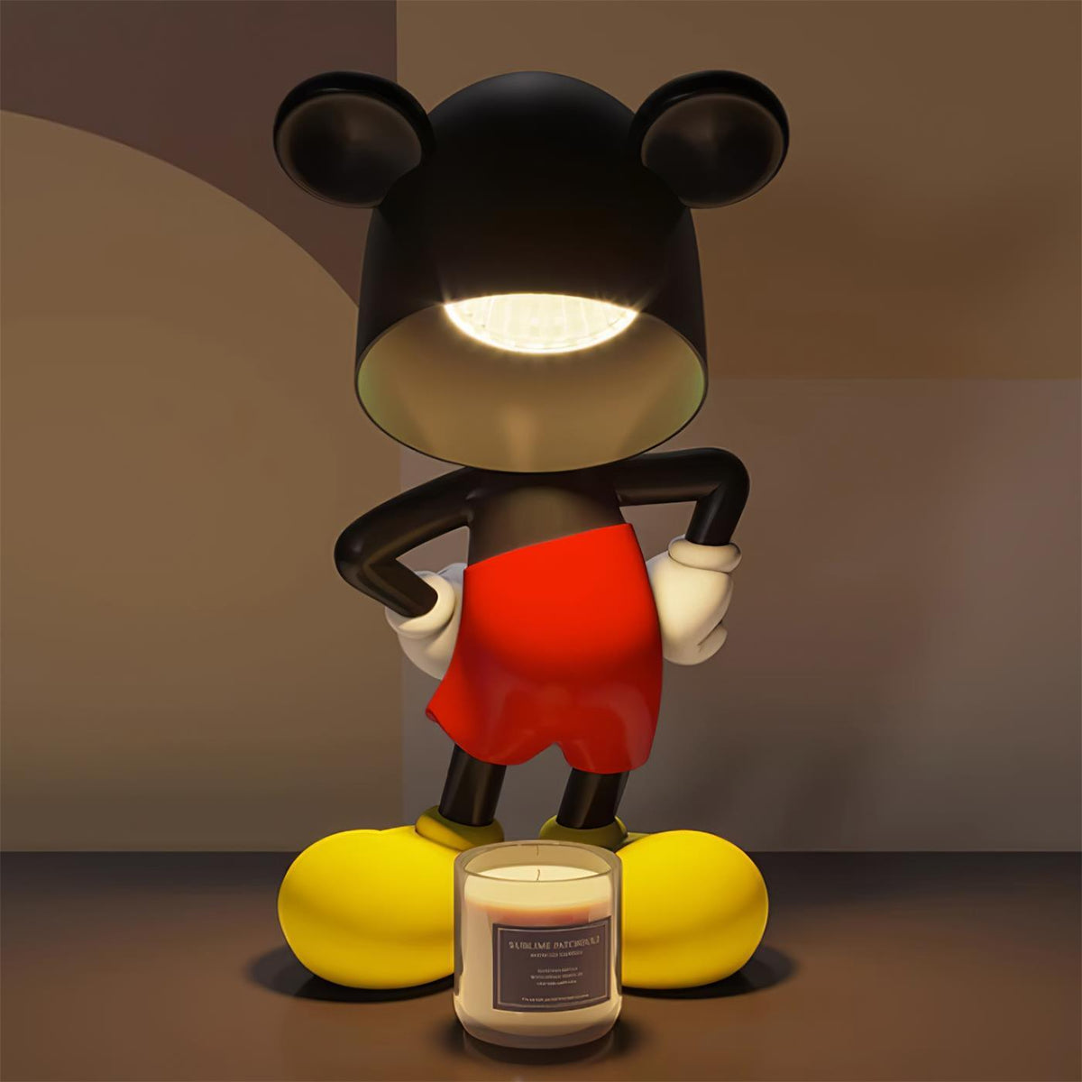 Candeeiro aquecedor Mickey