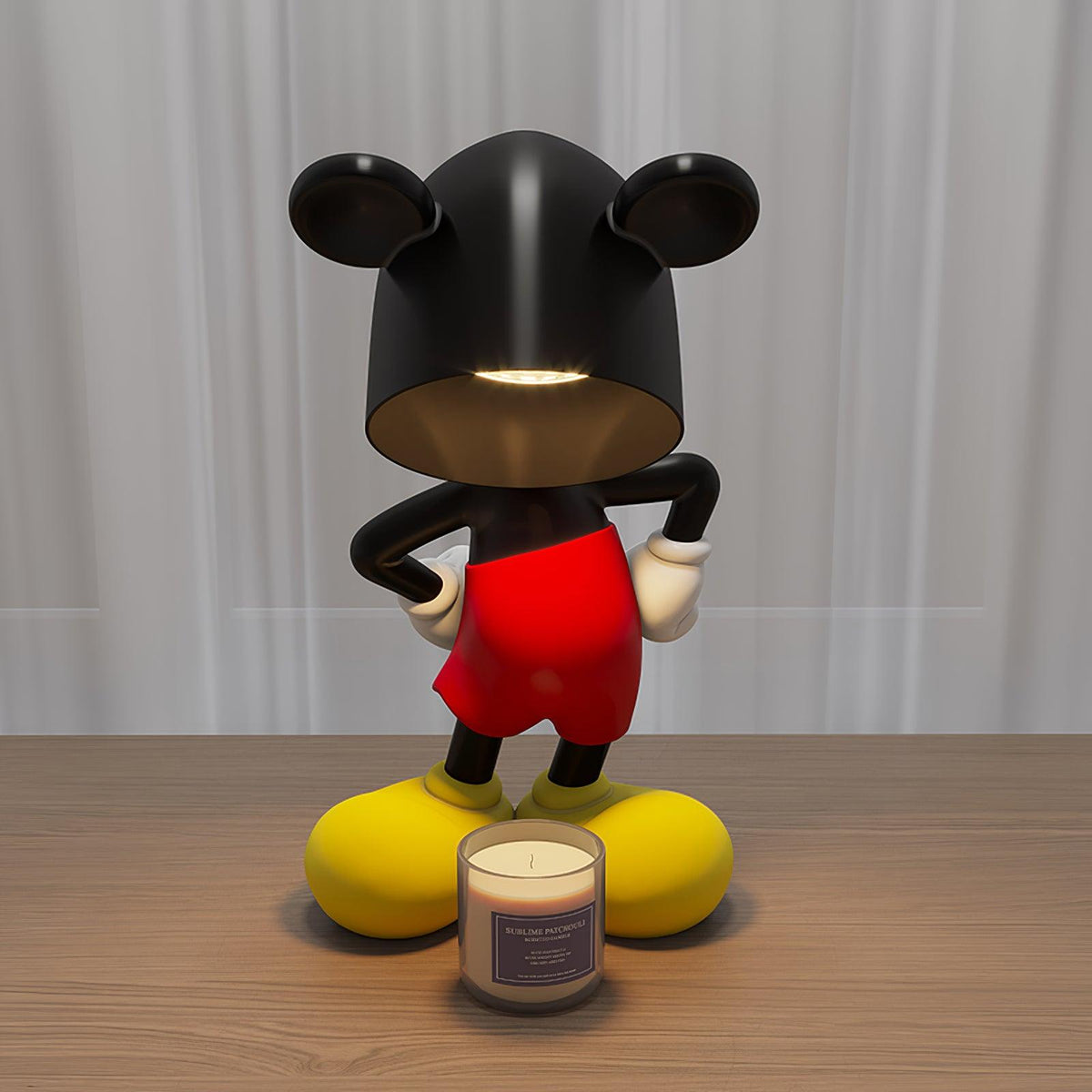 Candeeiro aquecedor Mickey