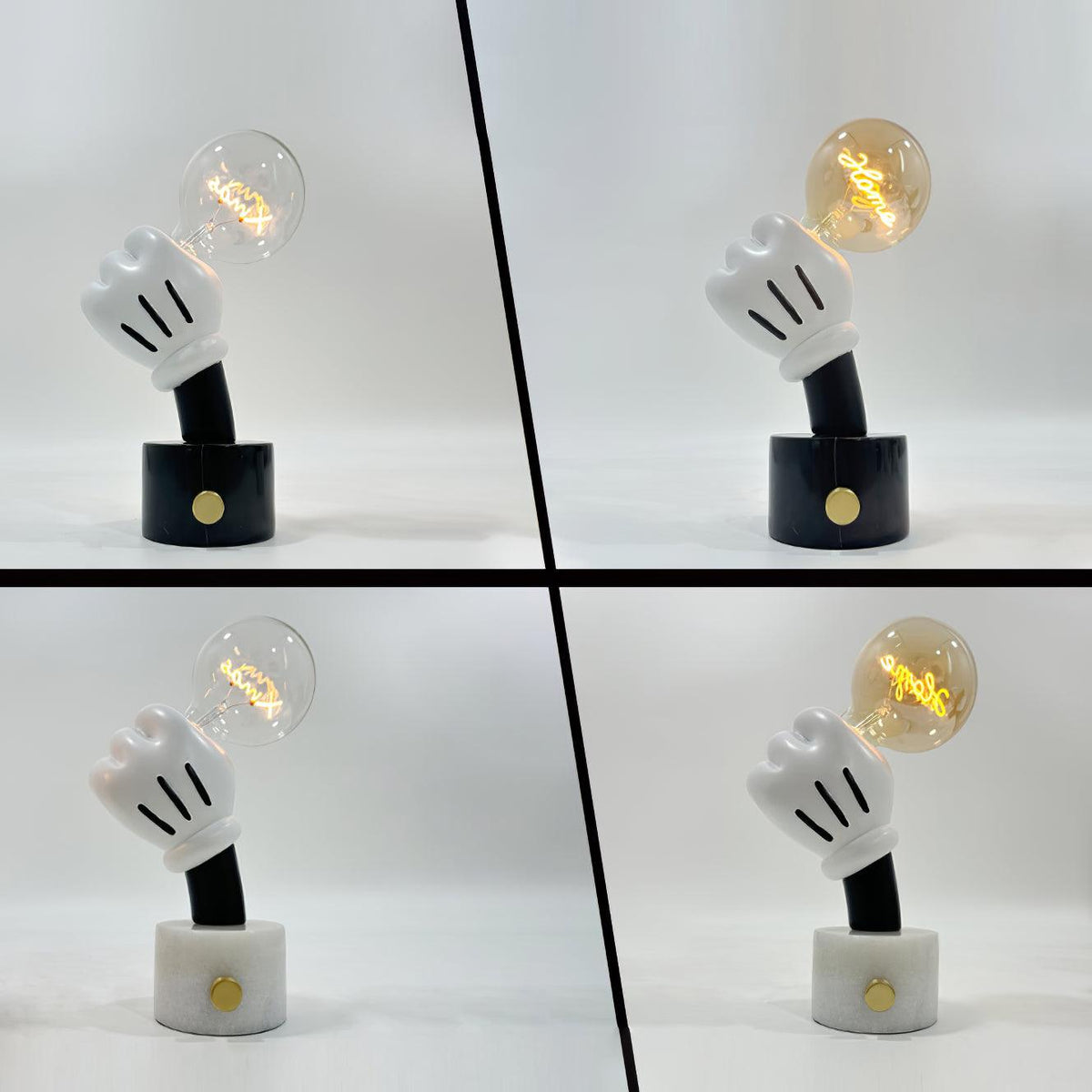 Cosoril tecknad bordslampa med handskar