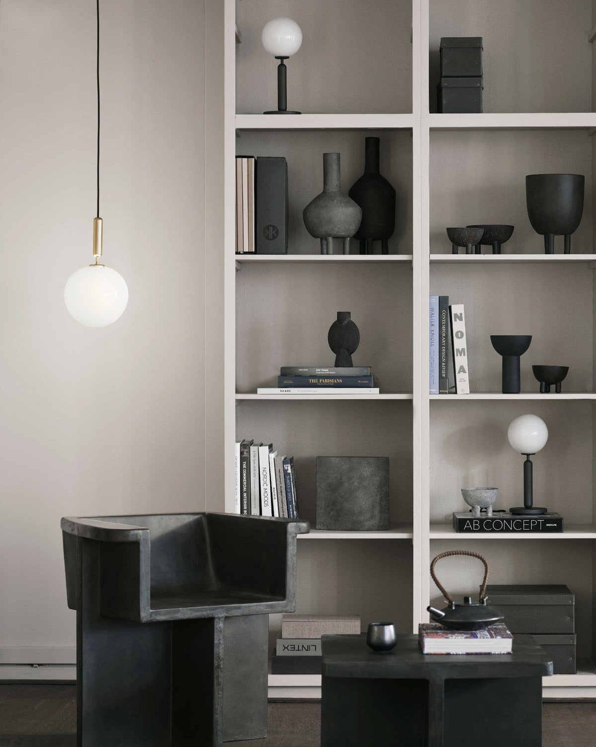 Azorila moderne minimalistisk hængelampe i messing og glas