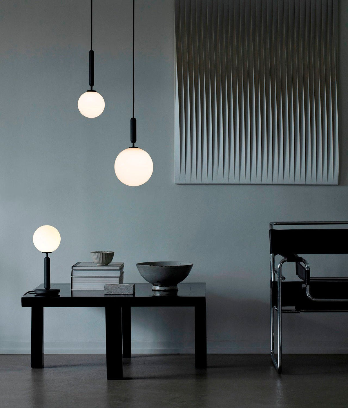 Azorila moderne minimalistisk hængelampe i messing og glas