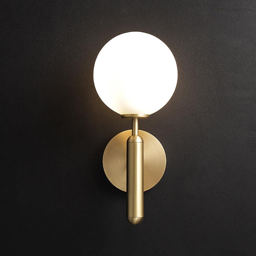 Candeeiro de parede moderno e minimalista em latão Culorara