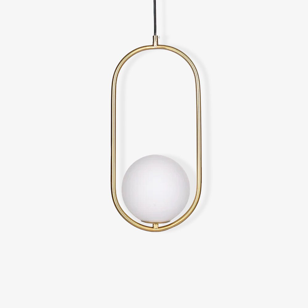 Orieria-messingpendel med moderne ring