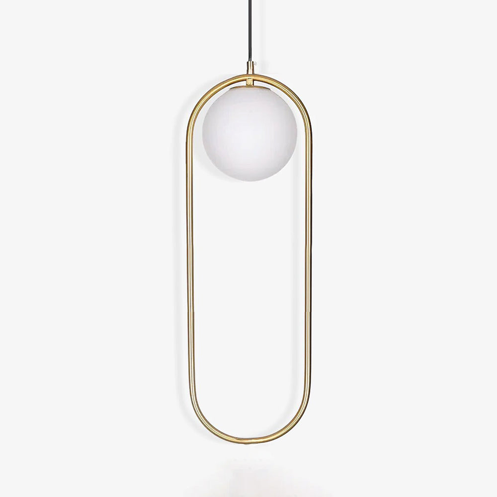 Orieria-messingpendel med moderne ring