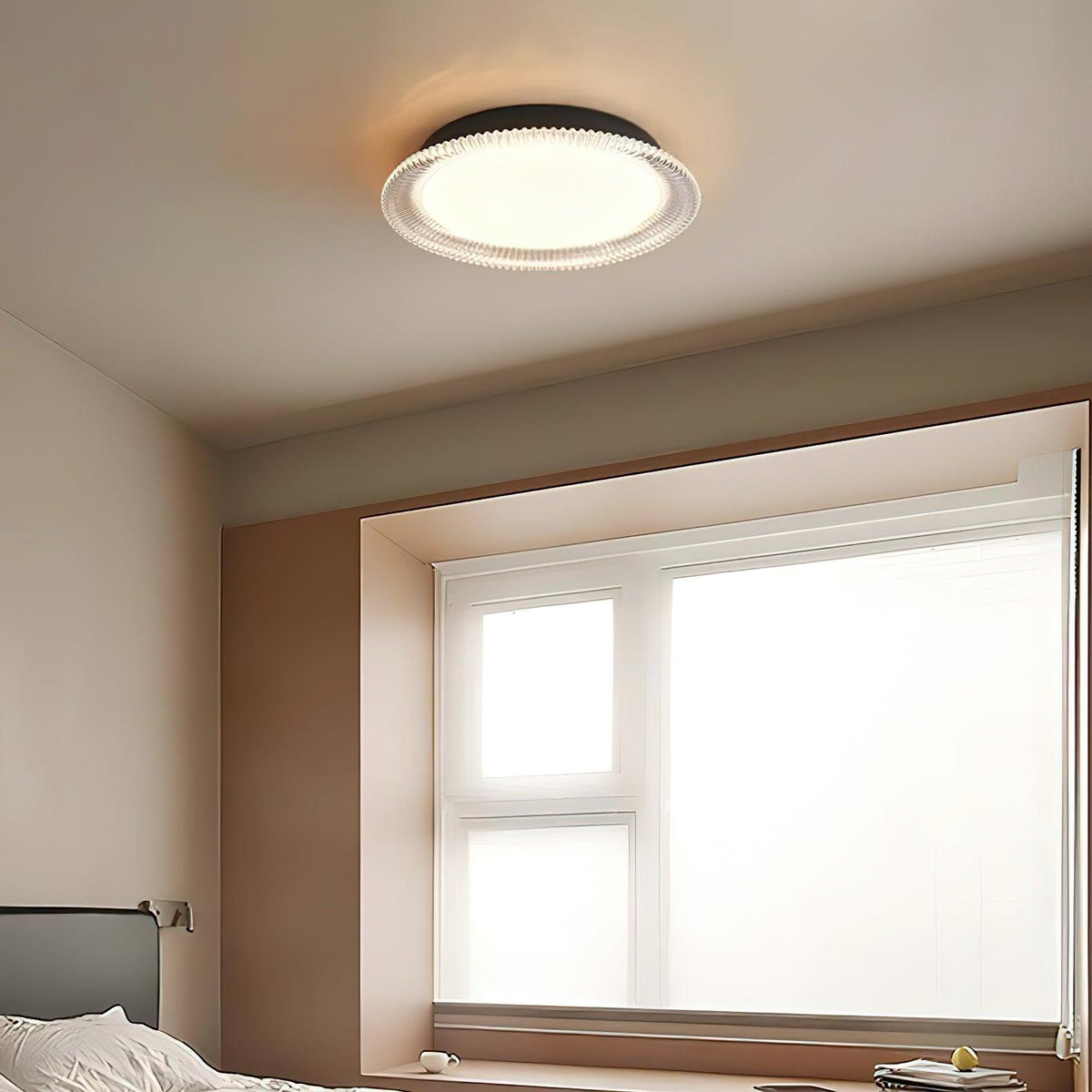 Crystaline minimalistisk loftslampe i aluminium