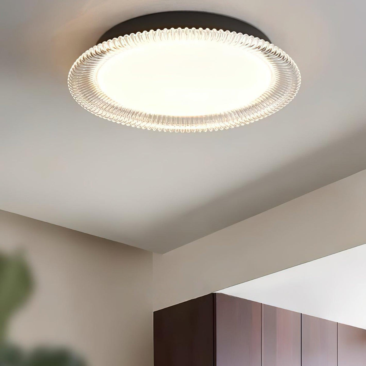 Crystaline minimalistisk loftslampe i aluminium